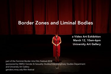 Border Zones and Liminal Bodies performance still