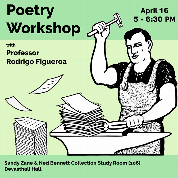 flyer of poetry workshop