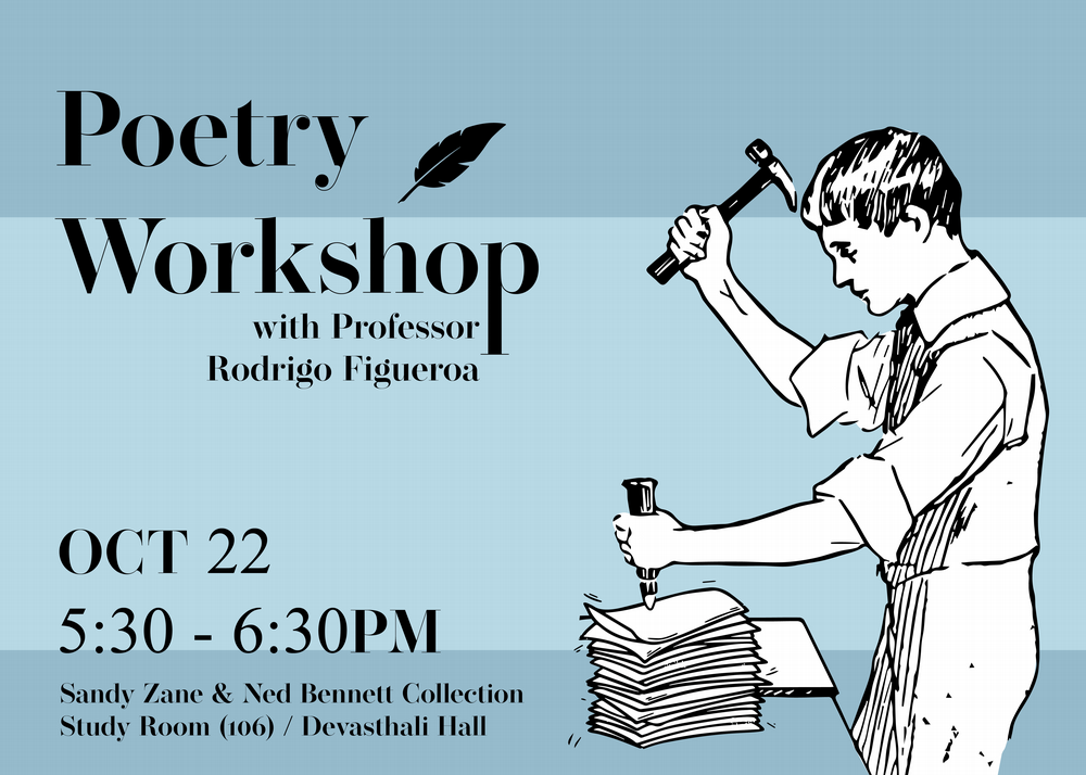 poetry workshop of kid writing on paper